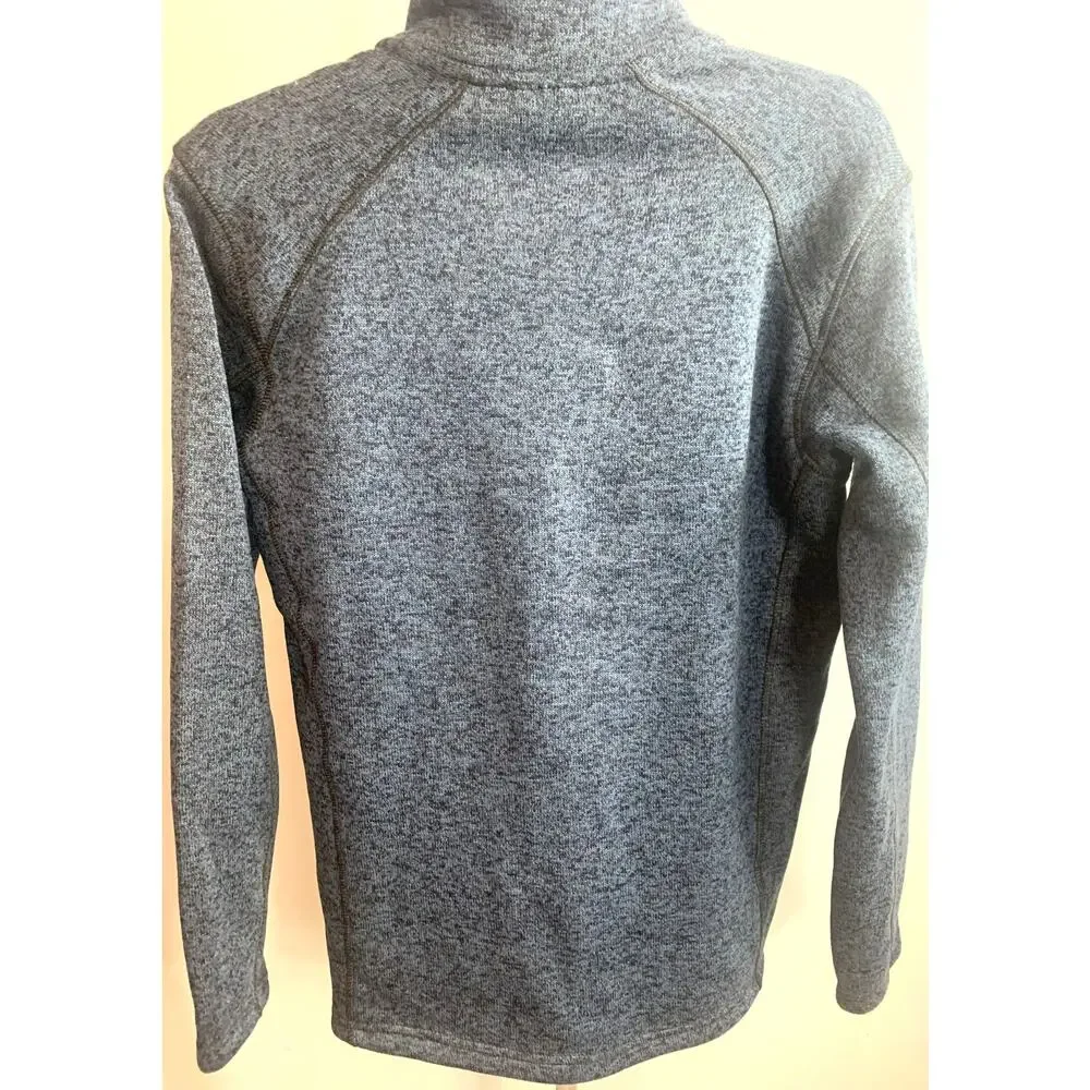 Eddie Bauer Men's Medium Navy Pullover 3/4 Zip - Picture 6 of 9